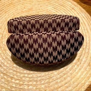 MaxMara Signature Logo Monogram Sunglasses Case